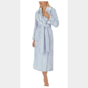 CAROLE HOCHMAN TEXTURED PLUSH WRAP ROBE SIZE M