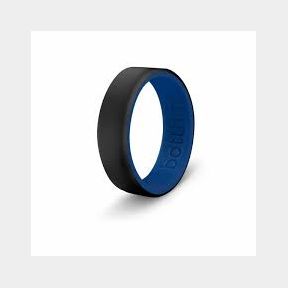 botthms Dual Silicone Ring Silicone Wedding Ring For Men Black Blue - Men 7 cm Adjustable-bar 9902094141274-51730/562 B2 (S8)