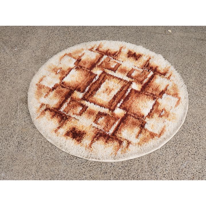 An original 1960s Danish retro floor rug