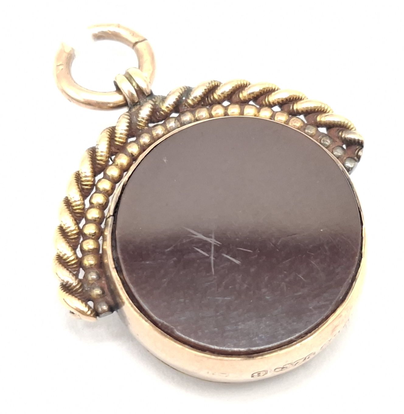 Antique 9ct Gold Fcb Pendant