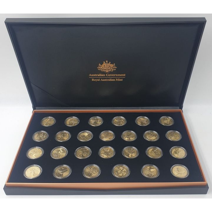 Cased Great Aussie Coin Hunt UNC. Set - Series 3