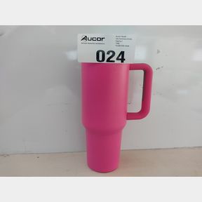 1.2L TUMBLER WITH HANDLE STRAW LID STAINLESS - BARBIE PINK - 630 -
