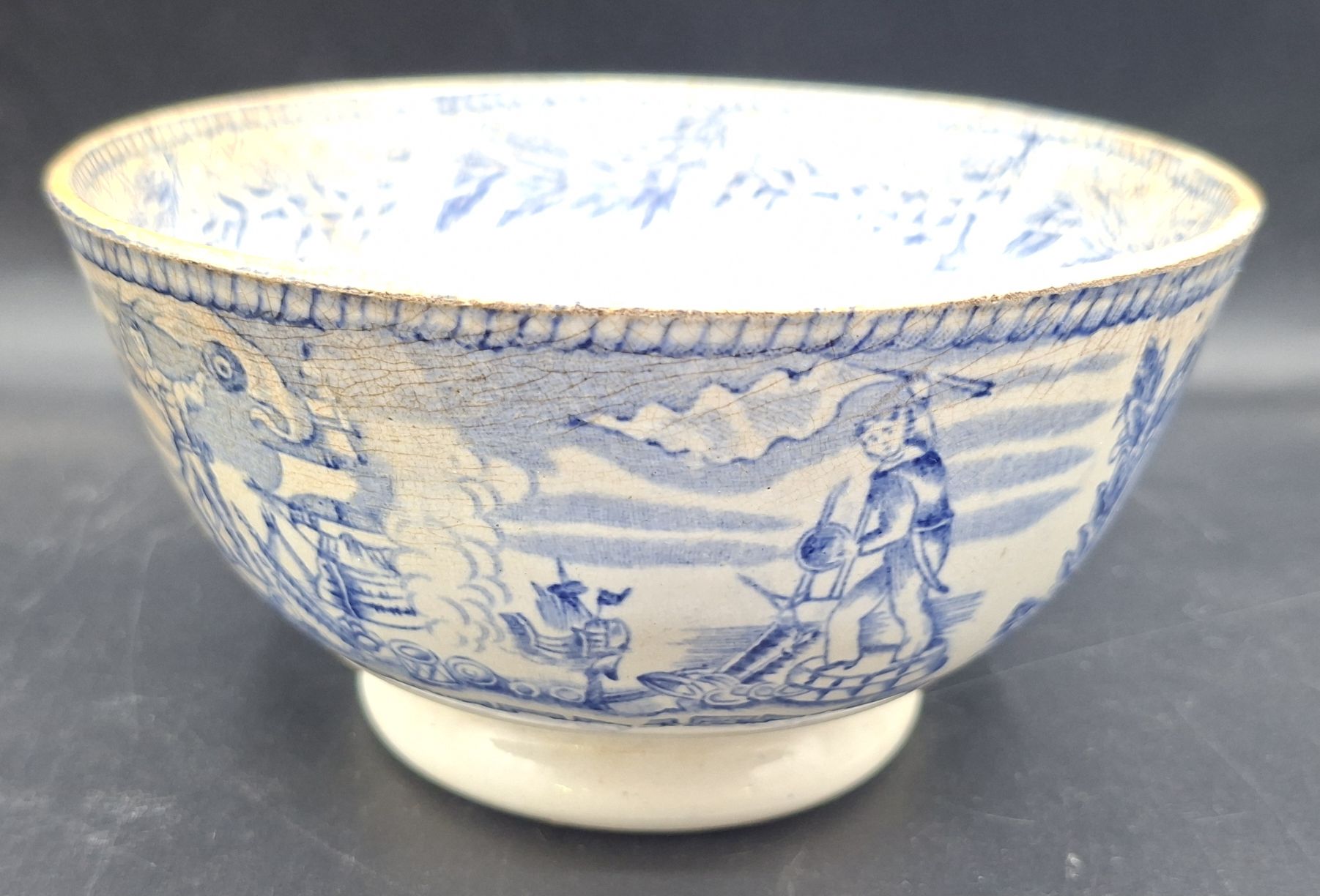 46 · ANTIQUE SAILORS MESS BOWL