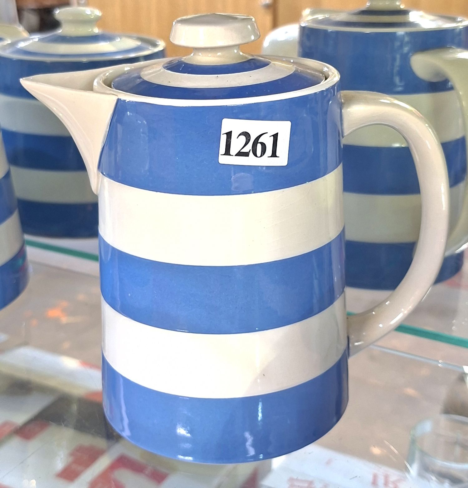 1261 · TG GREEN CORNISH WARE COFFEE POT