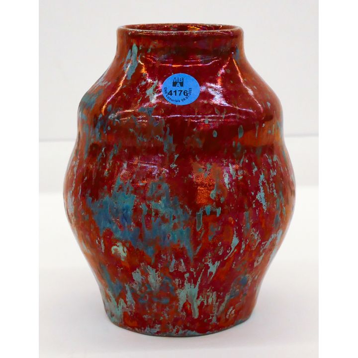 Delft de Porceleyne Fles Flambe Glazed Pottery Vase 6.5''