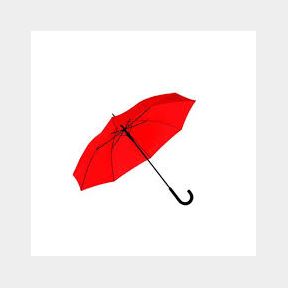 Alice Umbrellas Auto Open Stylish Hook Umbrella - Red -- 51743/4742 SN B2 (S8)