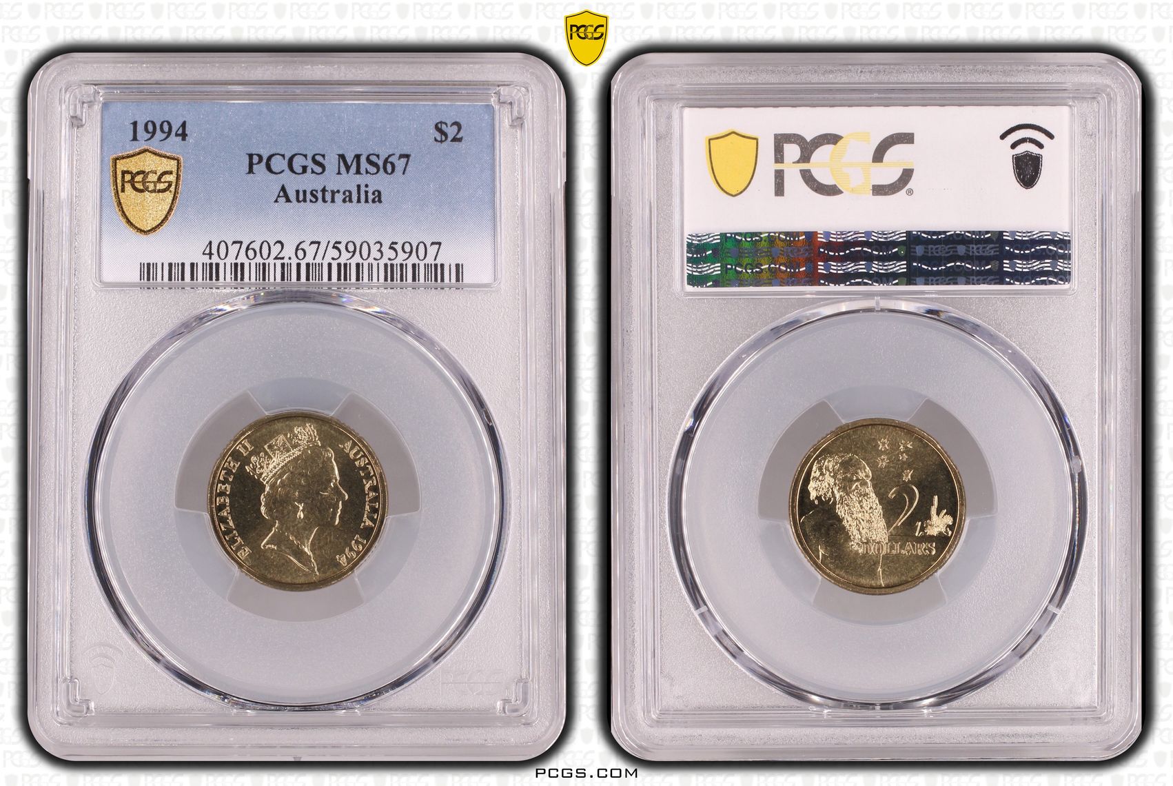 Two Dollar, 1994, PCGS MS67