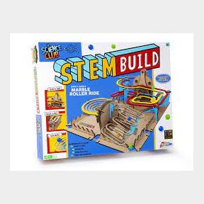 Grafix Science Club Stem Build - Build a Marble Roller Ride Kit - | SM 51679/3843 B2 (S2)
