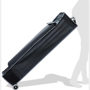EURMAX USA HEAVY DUTY WHEELED ROLLER BAG POP UP CANOPY TENT UNIVERSAL ROLLING STORAGE BAG FOR 10X10 CANOPY INSTANT TENT (DARK GREY