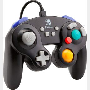 POWERA WIRED CONTROLLER FOR NINTENDO SWITCH: GAMECUBE STYLE - BLACK