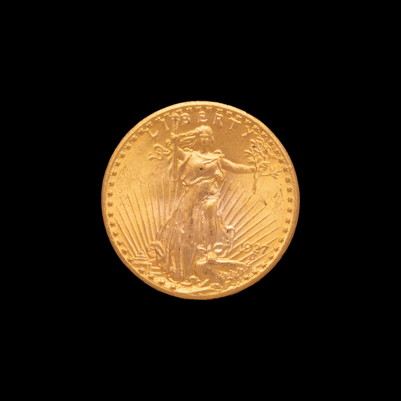 A 1927 Saint-Gaudens $20 Gold Coin
