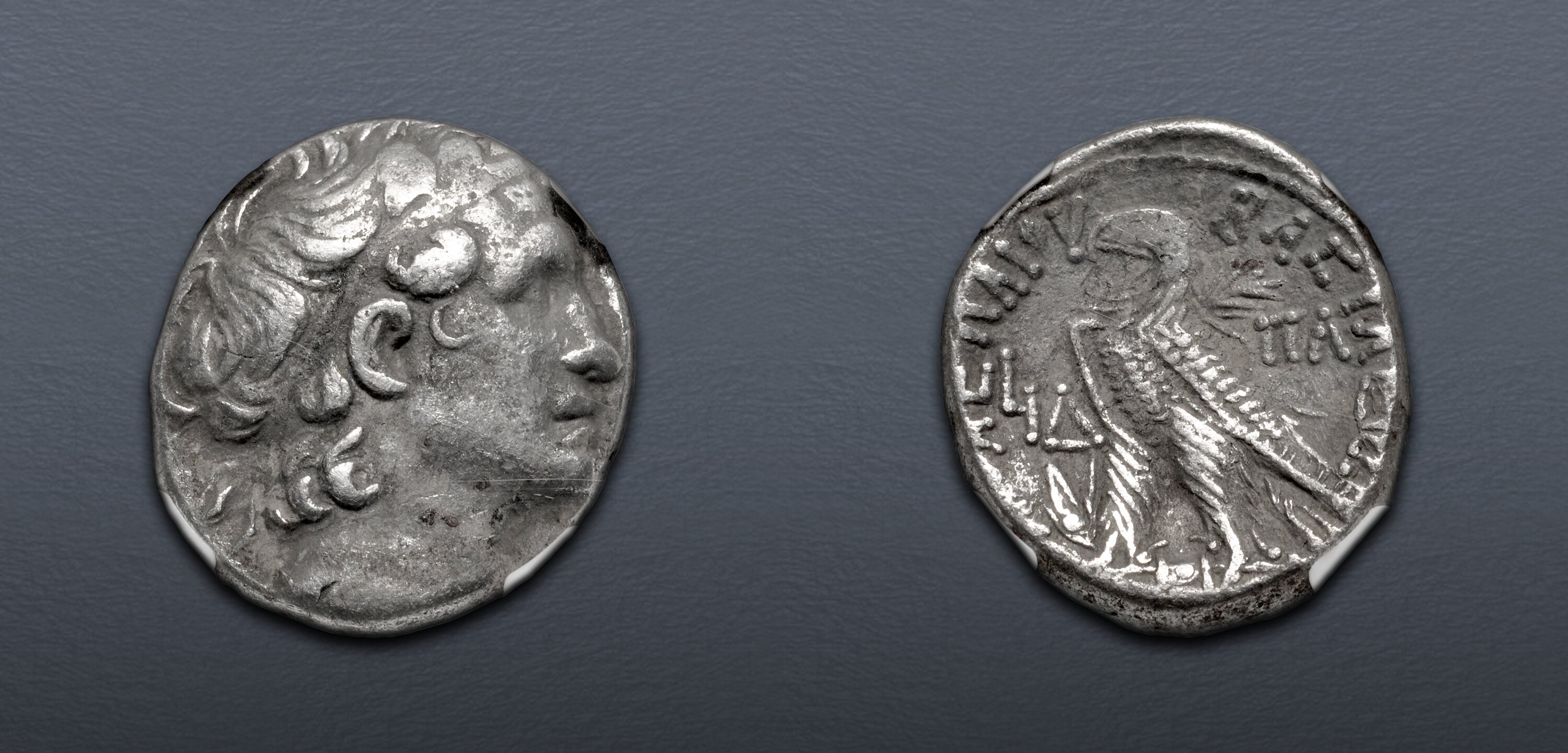 PTOLEMAIC KINGS of EGYPT. Kleopatra VII Thea Neotera. 51-30 BC. AR ...