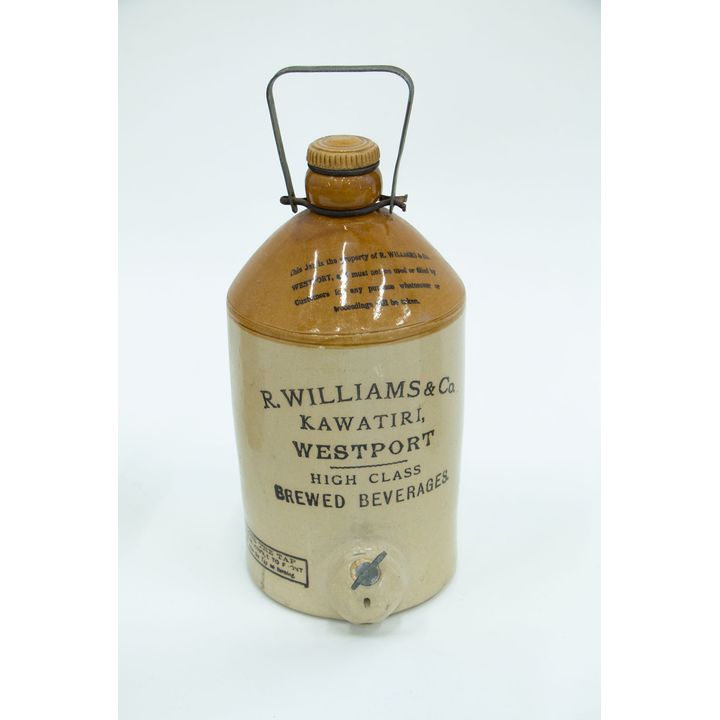 R Williams and Co. - Two-gallon stoneware jar