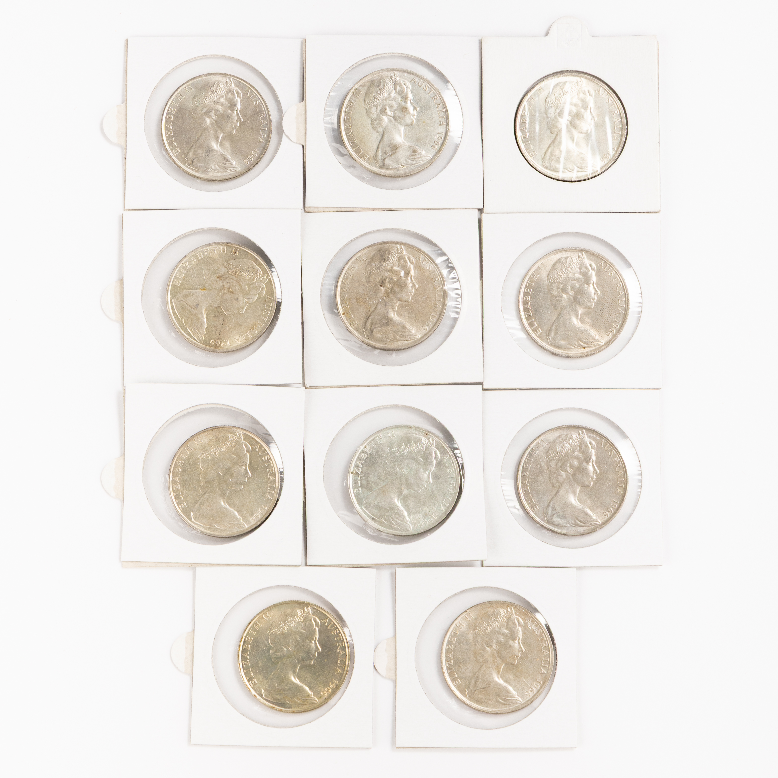 Elizabeth II, Silver, Fifty Cent, 1966