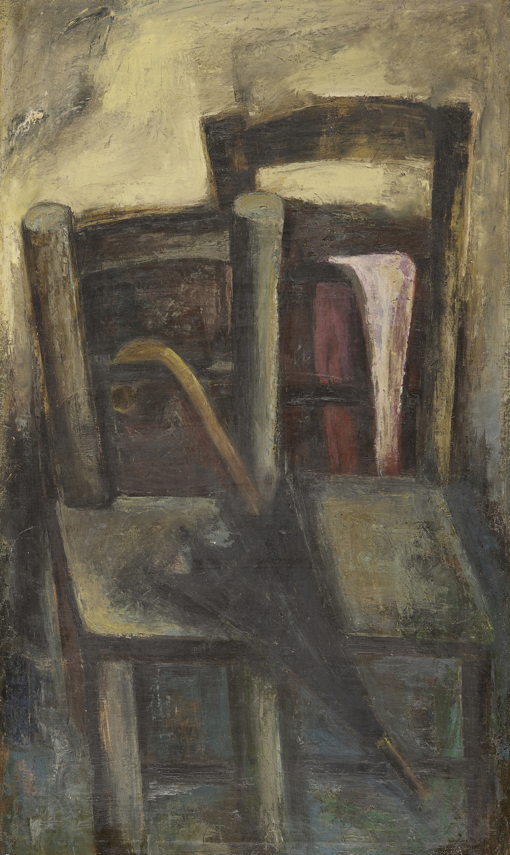 Peter Herkenrath Chairs and Umbrella Around 1950