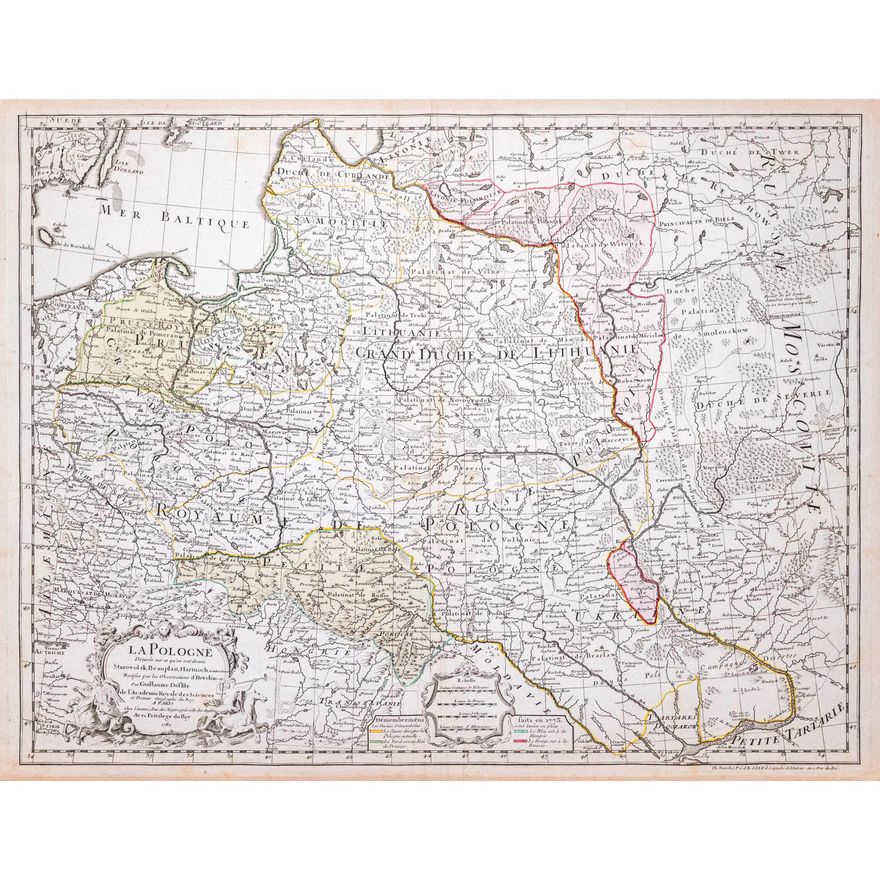 La Pologne dresee sur ce qu'en ont donne Starovolsk, Beauplan, Hartknoch...