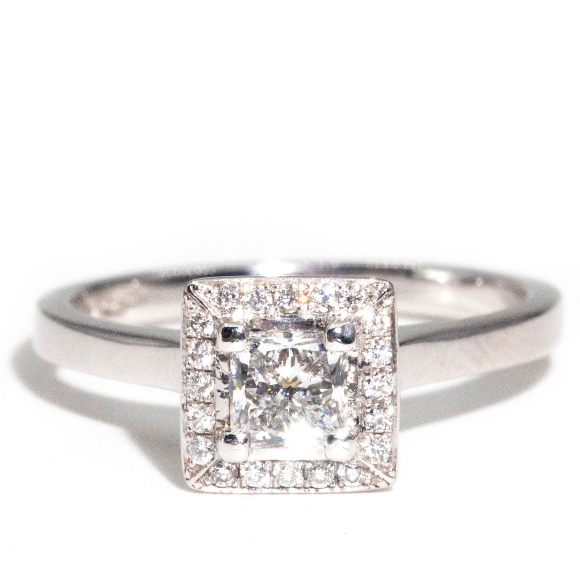 2396 · GIA Certified D Colour 18 Carat Gold Diamond Ring