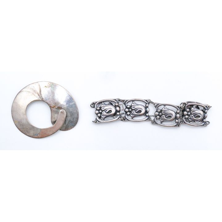 Box Danecraft Floral Sterling Bracelet etc. - 44 Grams TW