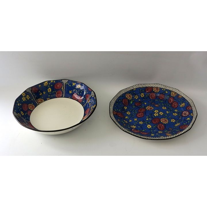 ROYAL DOULTON PLATE AND BOWL