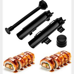 URED PROFESSIONAL SUPER SPACE SUSHI BAZOOKA UPGRADE SUSHI ROLLER MOLD FOOD GRADE PLASTIC SUSHI MAKER RICE VEGETABLE MEAT DIY SUSHI