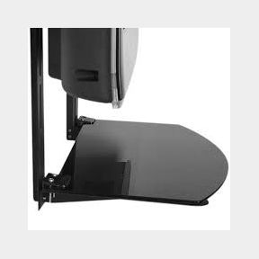 Bracket DVD. 1 Shelf Steel. Glass 5mm Up To 10kg-50591/846 B4(s5)
