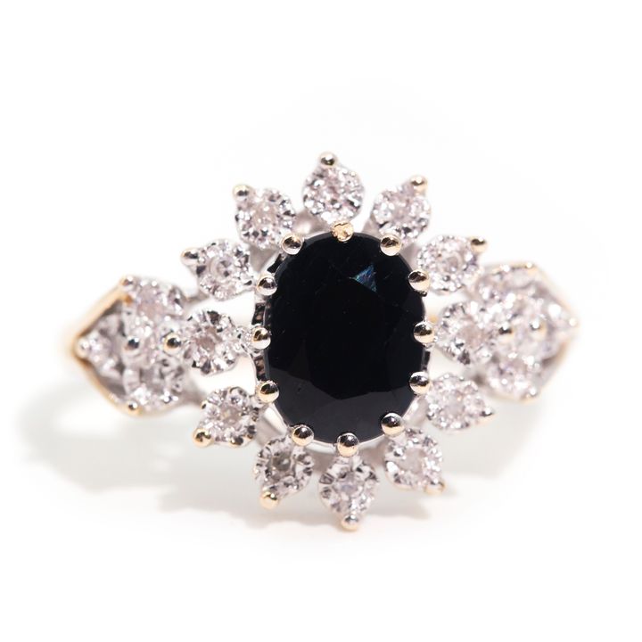 Sapphire & Diamond Ring
