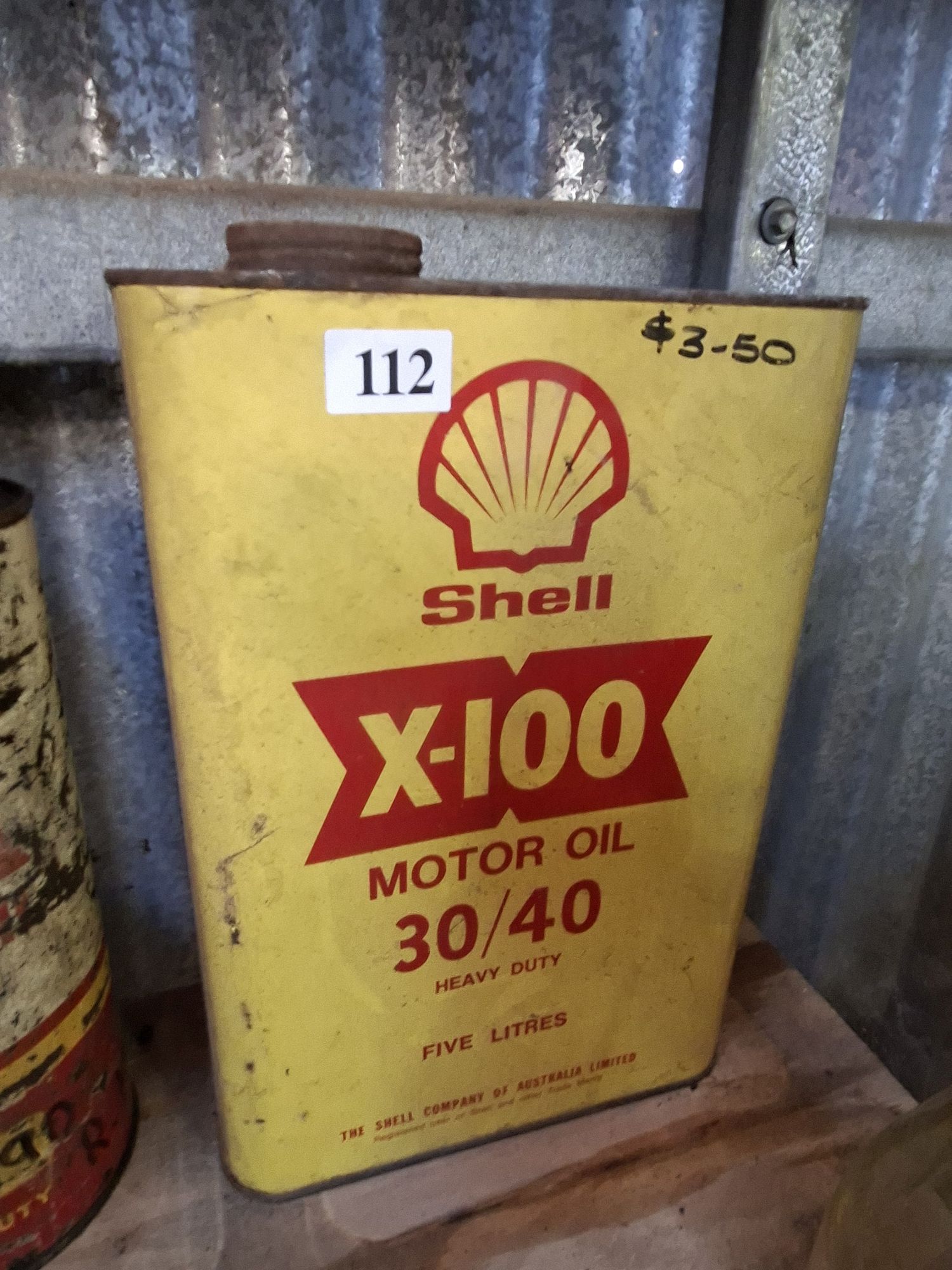Shell Oil Can