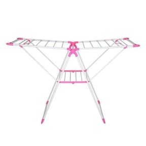GLADYS HOME FOLDABLE CLOTHING DRYING RACK PINK - 52055/31334