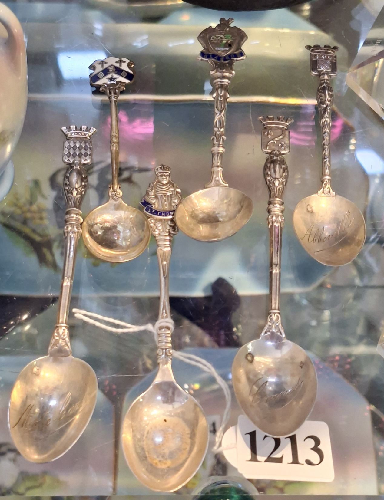 1213 · STERLING SILVER TEASPOONS