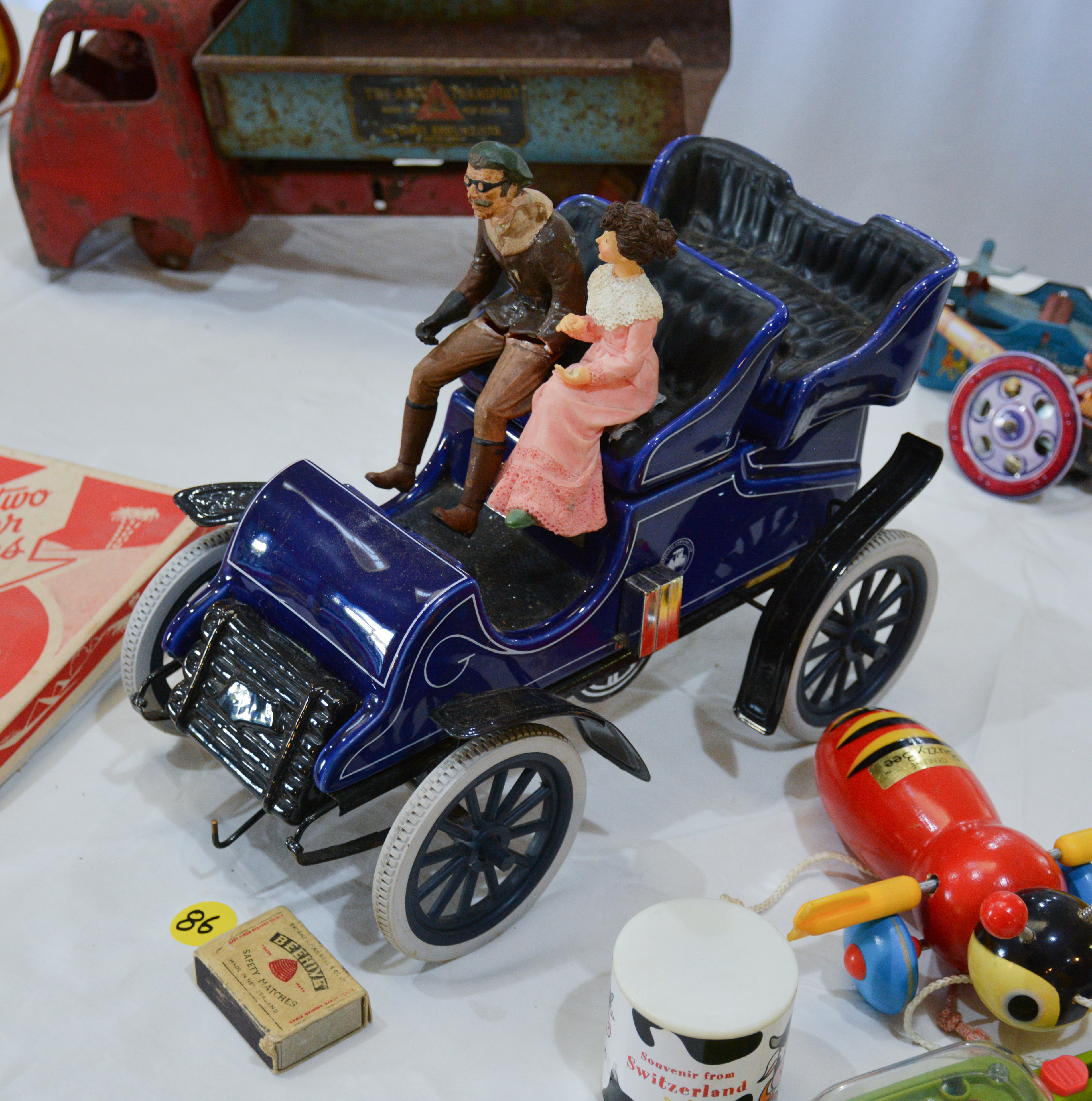 Vintage Ceramic Bourbon Decanter - Horse Cart — sold at auction in New Zealand for $60