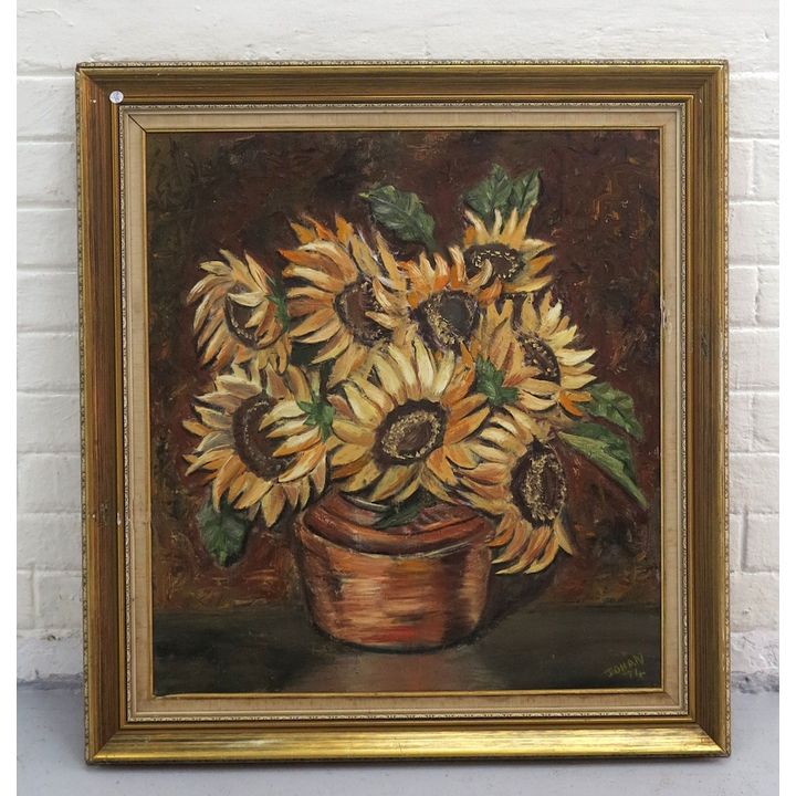 OIL ON BOARD - STILL LIFE