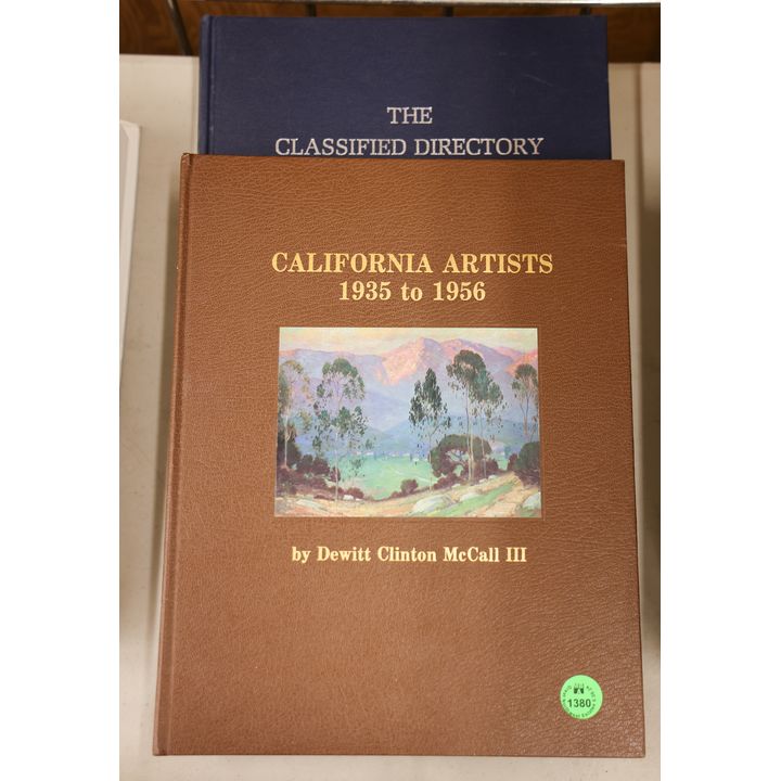 2pc Artist Signature & California Painting Reference Books