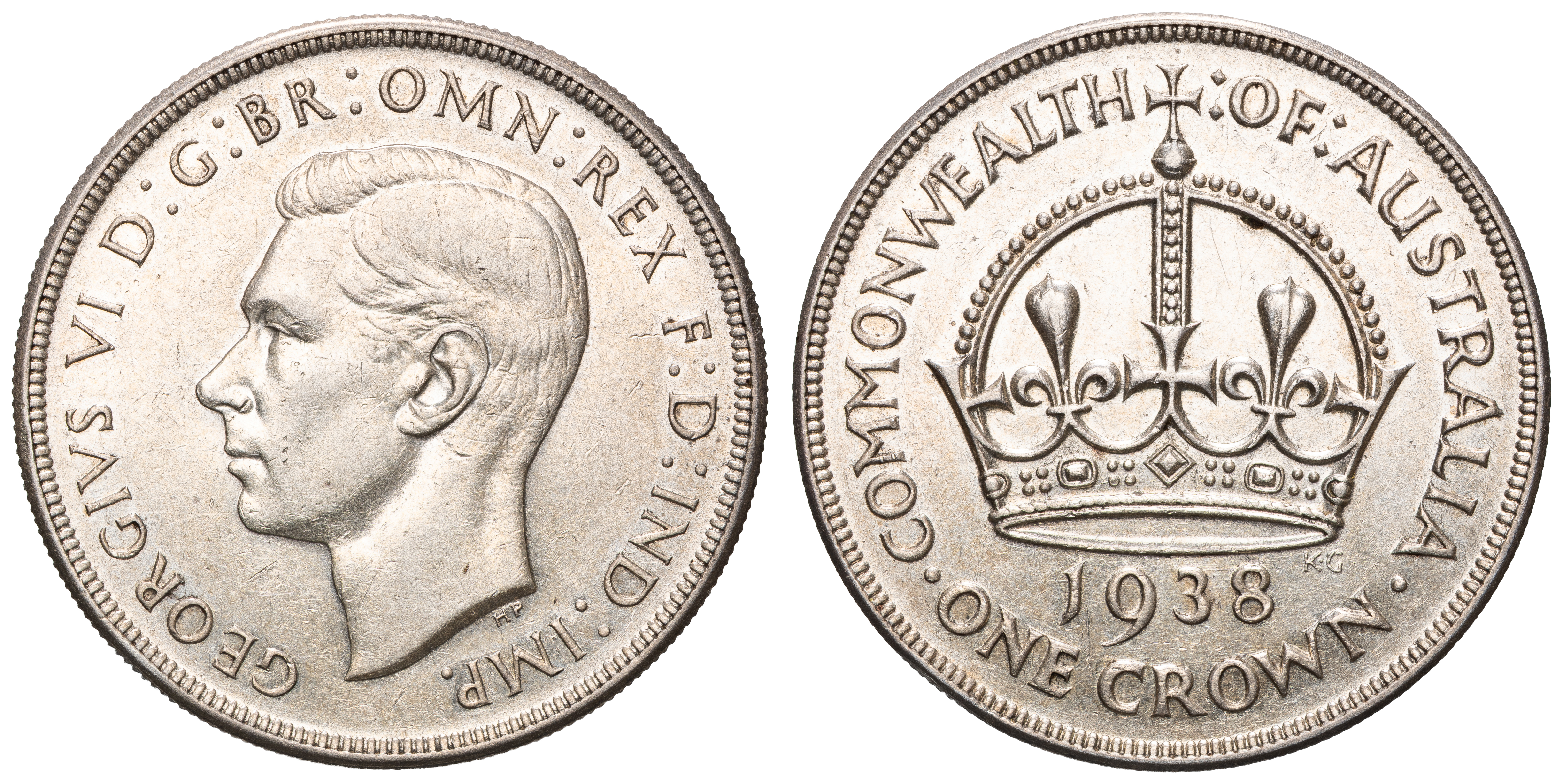 George VI, Crown, 1938, VF