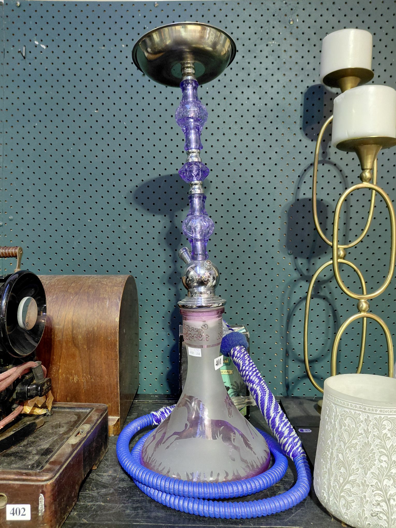 GLASS BASED HOOKAH AND COCONUT CHARCOAL