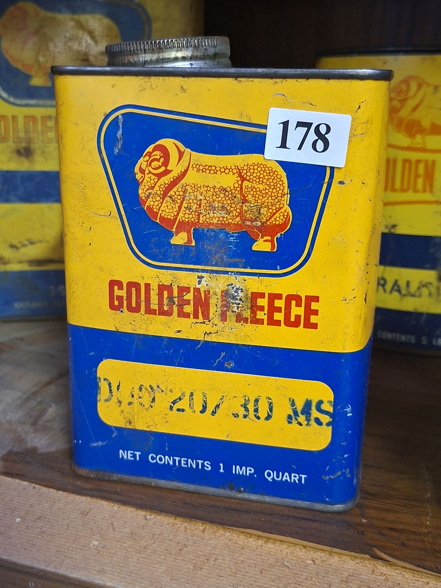 Golden Fleece Oil Tin