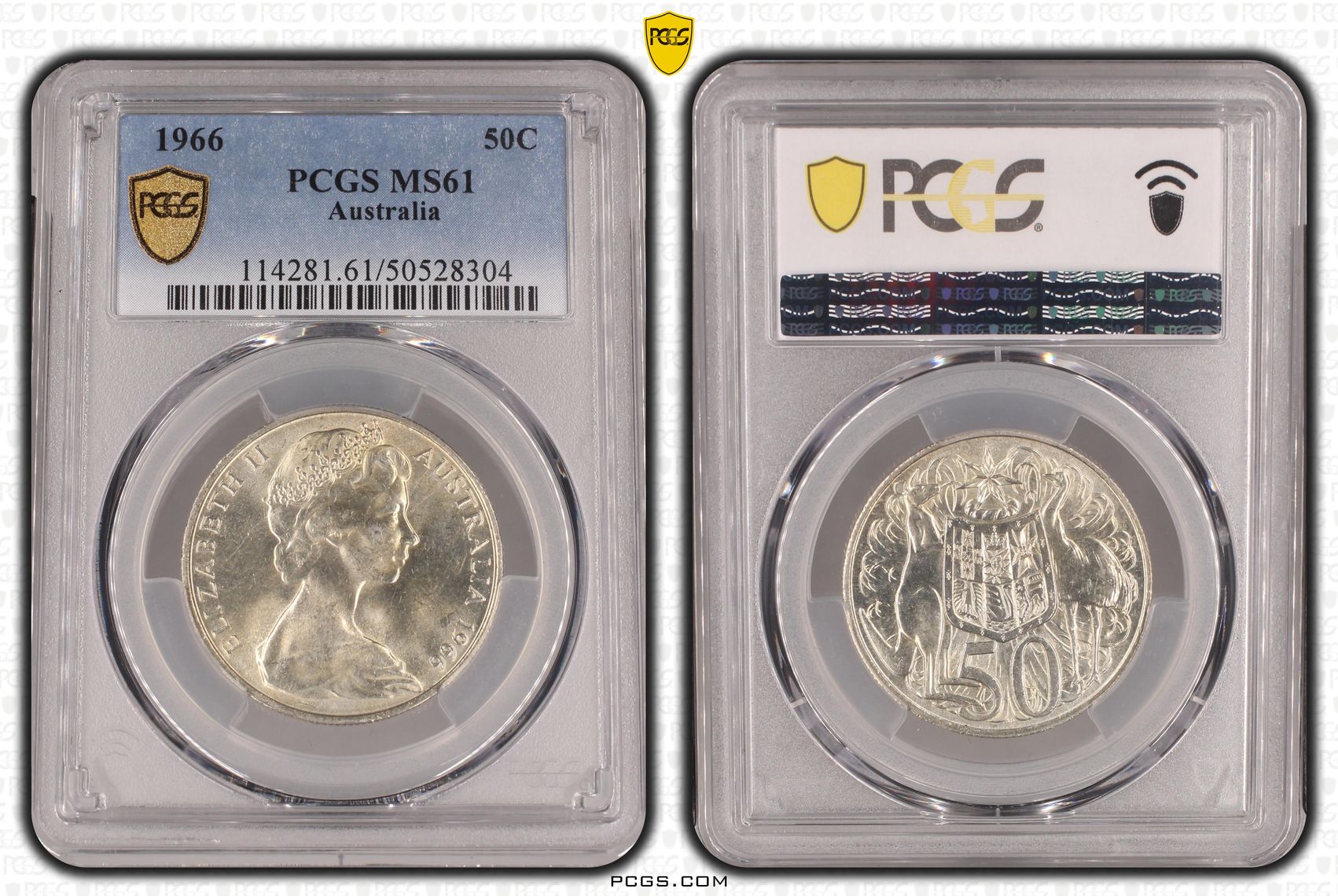 Fifty Cent, 1966, PCGS MS61