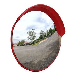 PremiumSun 60cm Shatterproof Round Convex Safety Security Mirror for Indoor Outdoor | MINOR SCRATCHES