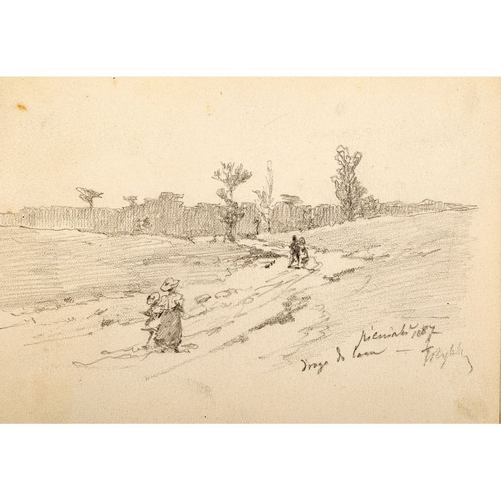 Tadeusz Rybkowski | Droga do lasu, 1887 r.