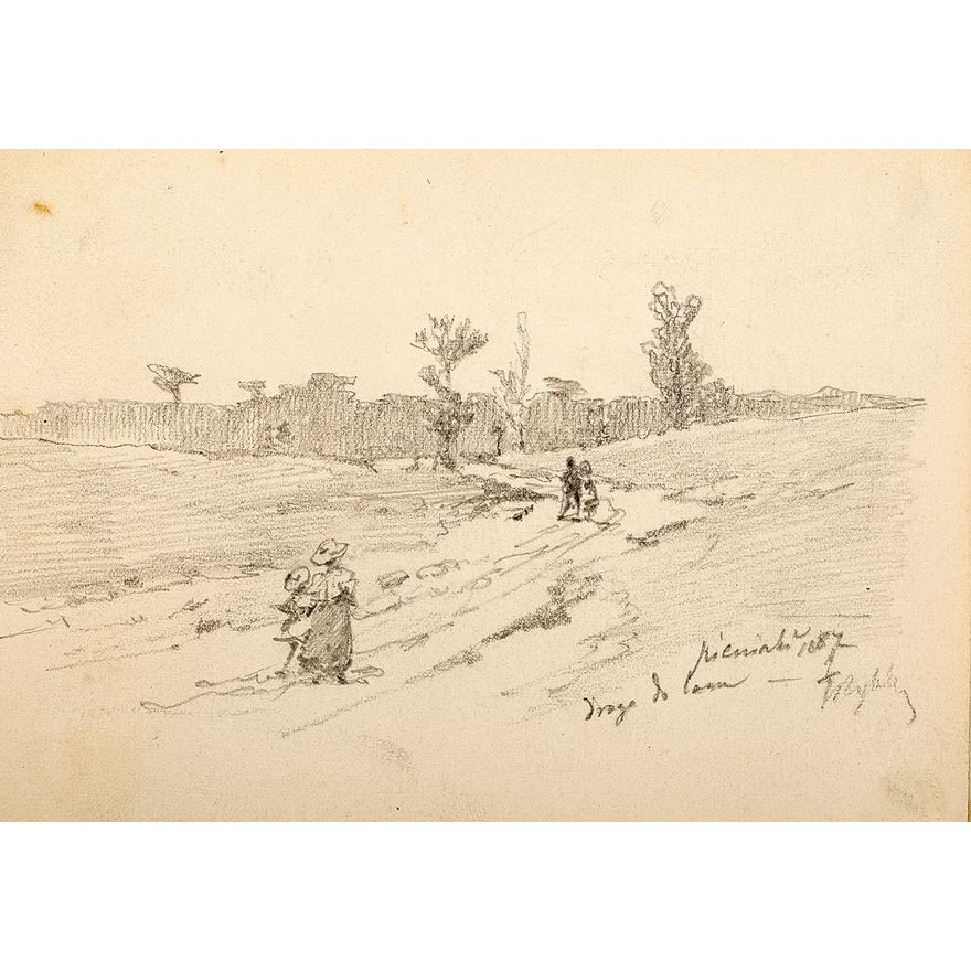 Tadeusz Rybkowski | Droga do lasu, 1887 r.