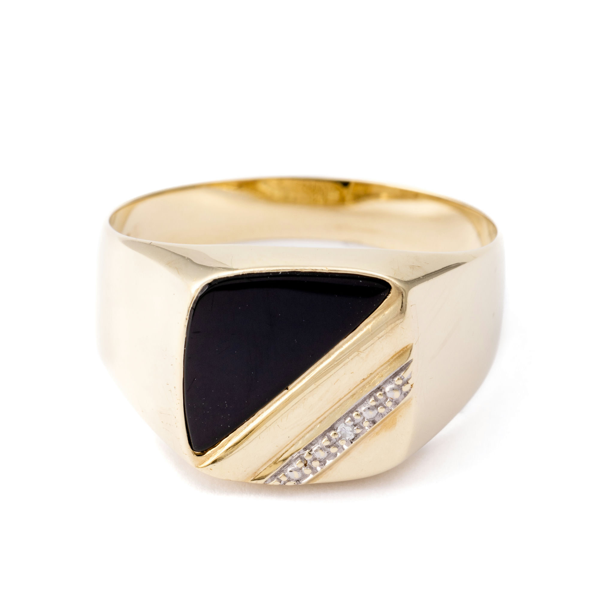 Onyx Ring 9ct Gold,