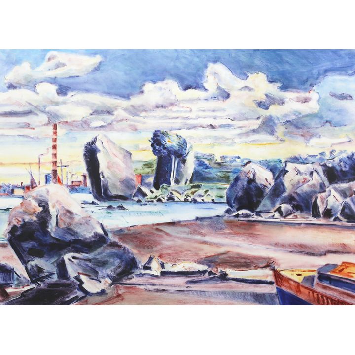 Stanley Palmer 'Low Tide - At the Bay 1984 II'