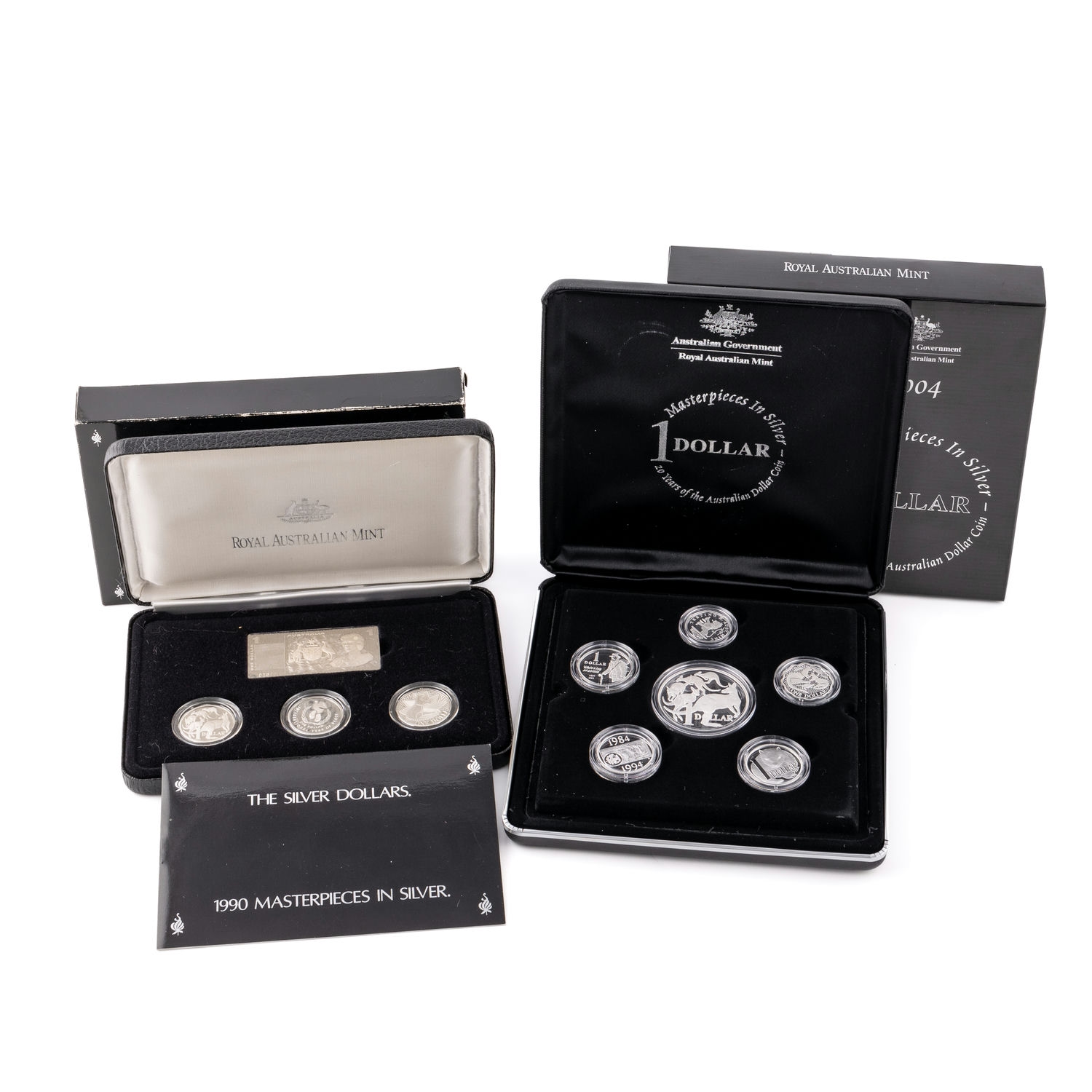 338 · Elizabeth II, Masterpieces in Silver, One Dollar, 1990 - 2004,  FDC
