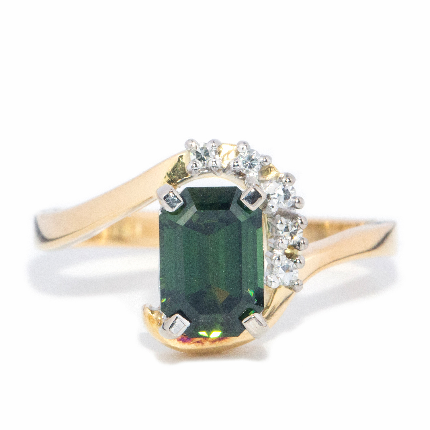 Sapphire & Diamond Ring in 18ct Gold