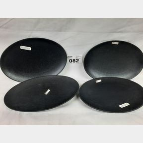 MAXWELL WILLIAMS - 30CM CAVIAR OVAL PLATTER - SET OF 4 -