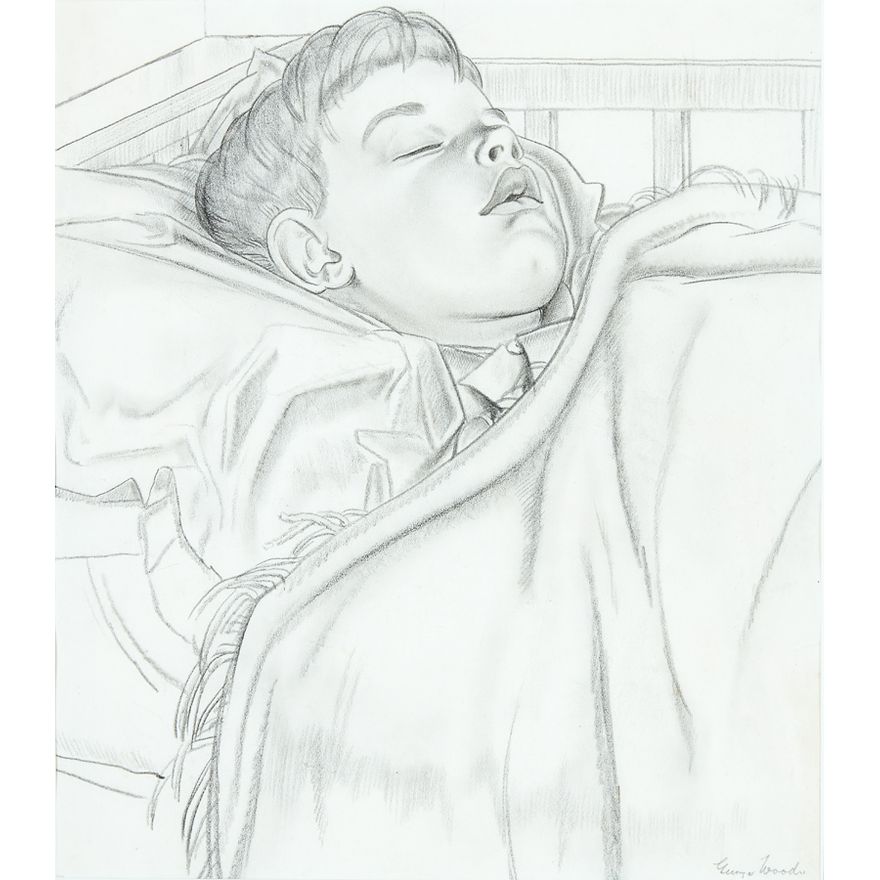 George Woods 'Sleeping Boy'