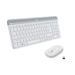 Logitech MK470 Slim Wireless Keyboard and Mouse Combo White Graphite |