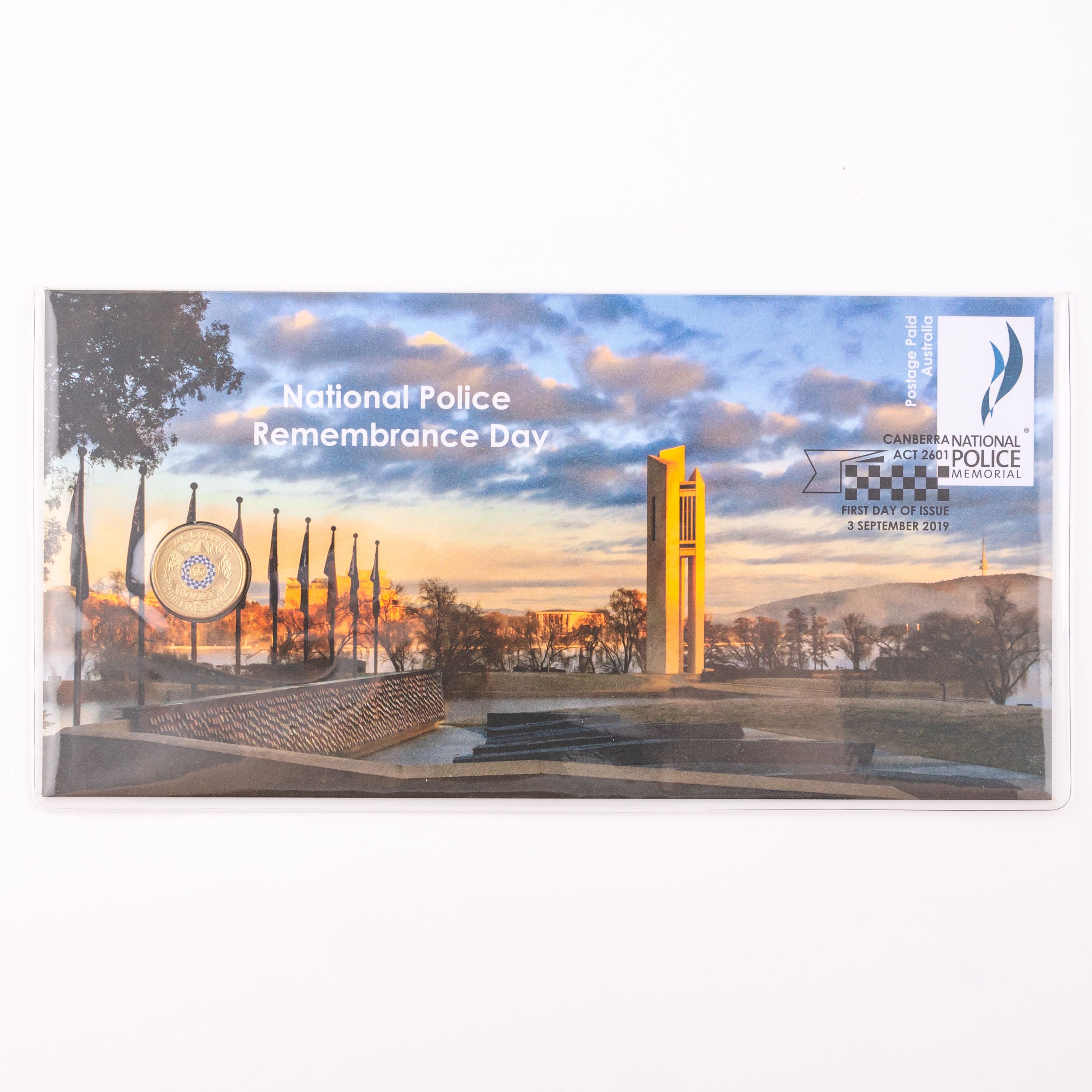 Elizabeth II, National Police Remembrance Day, Two Dollars, 2019, UNC
