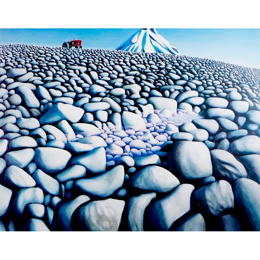 Michael Smither 'Rocks with Mountain'