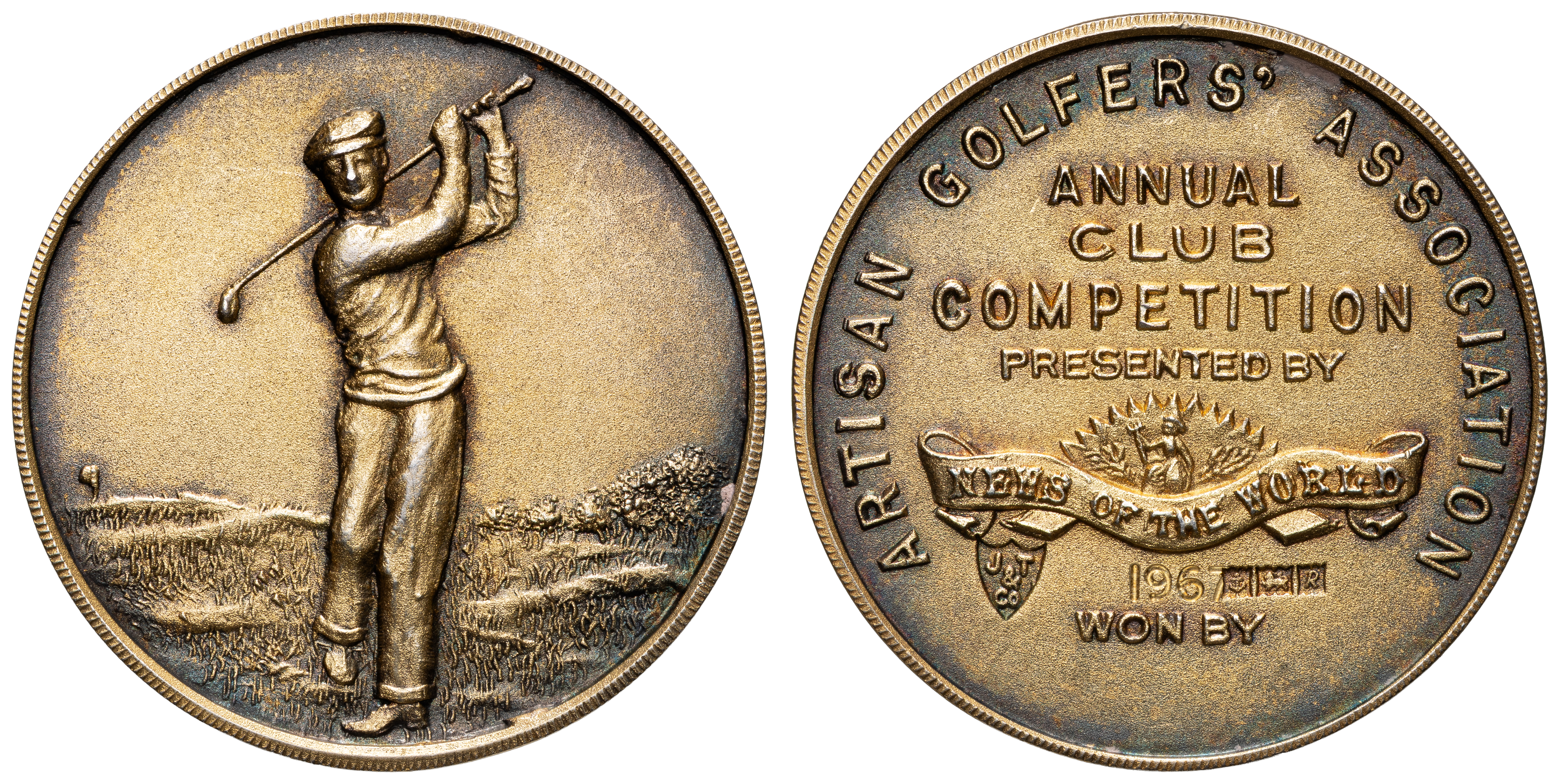 Great Britain, News of the World - Artisan Golfers' Association, 1967, aUNC