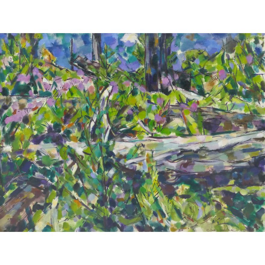 Craig Cheshire ''Fireweed'' 1958 Oil